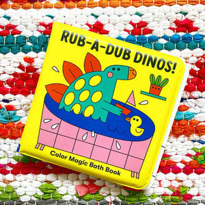 Rub-A-Dub Dinos! Color Magic Bath Book | Mudpuppy, Bellón
