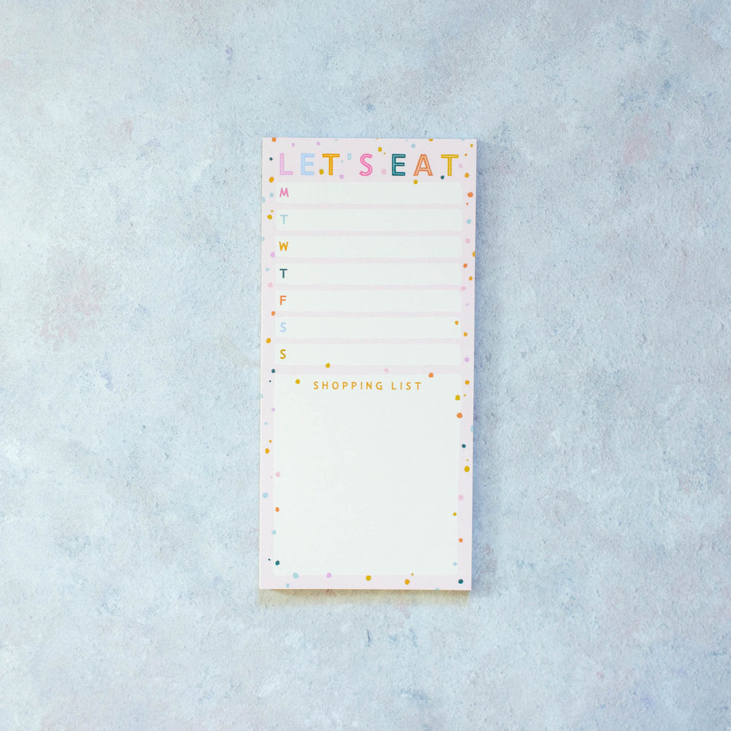 Let's Eat Meal Planner List | Finest Imaginary