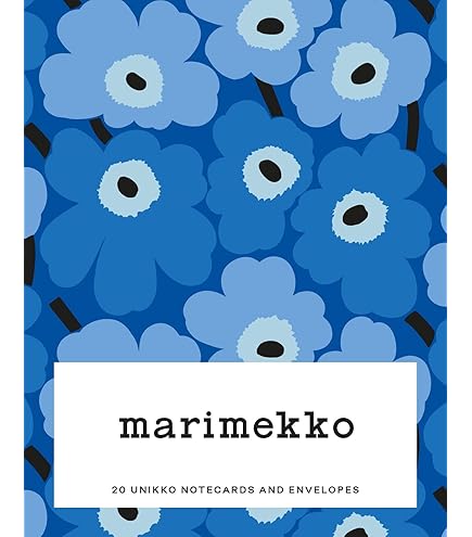 Marimekko Notes: 20 Different Unikko Notecards and Envelopes
