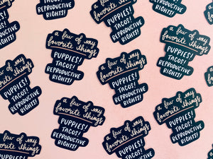 Favorite Things sticker | Your Gal Kiwi