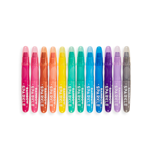 Rainbow Sparkle Watercolor Gel Crayons - set of 12 | ooly