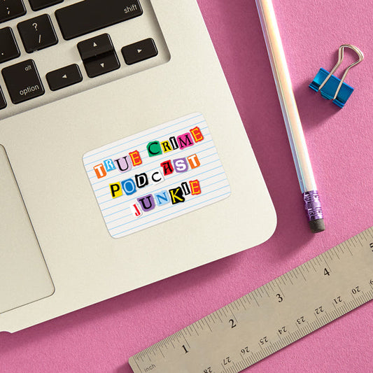 True Crime Junkie Die Cut Sticker | The Found