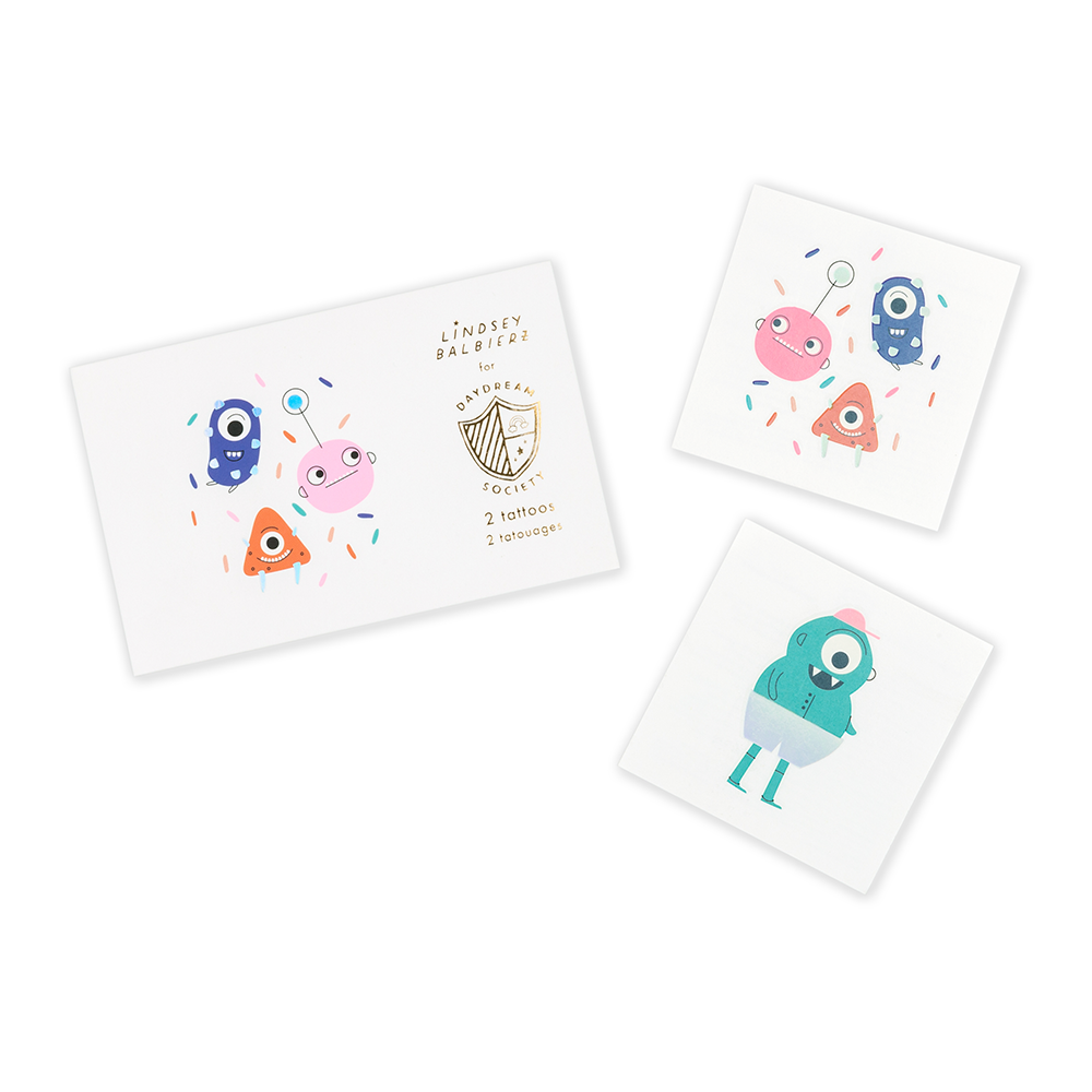little monsters temporary tattoos | Daydream Society