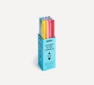 9 Neon Felt Pens  OMY – Brave + Kind Bookshop