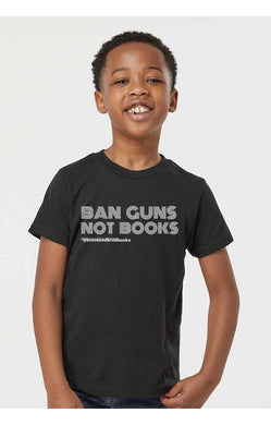 Ban Guns not Books Tee | Kids