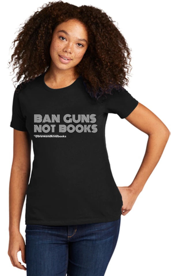 Ban Guns Not Books Tee - Adult