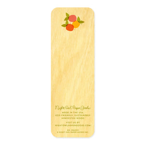 CHAPTER FRUIT MINI BOOKMARK | Night Owl Paper Goods