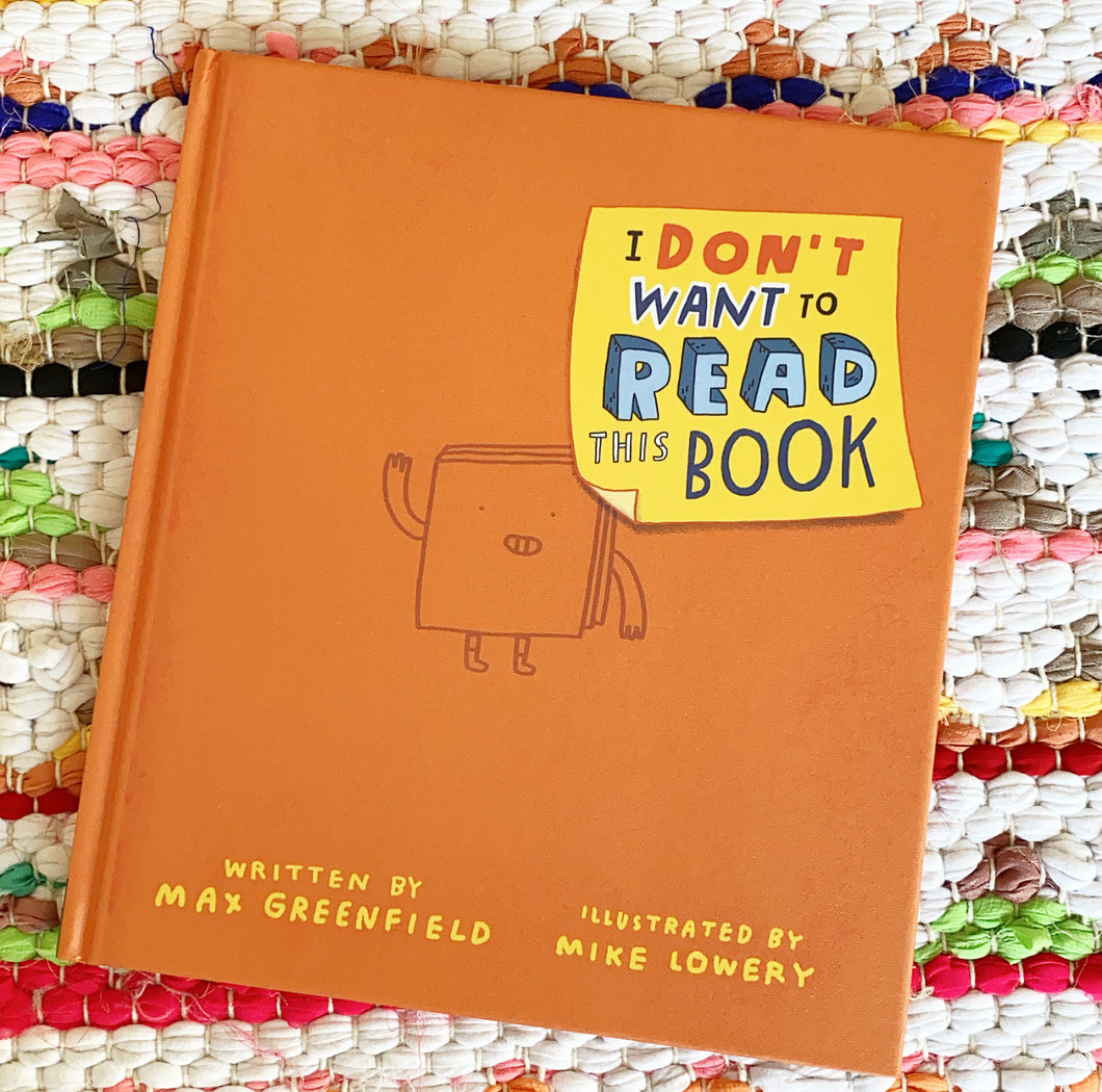 I Don't Want to Read This Book | Max Greenfield