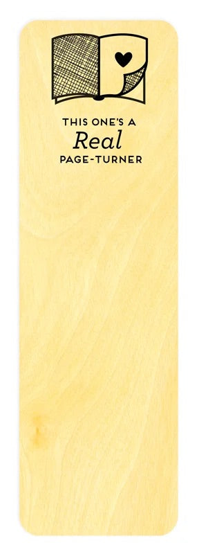 REAL PAGE TURNER BOOKMARK | Night Owl Paper Goods Inc.