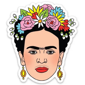 Frida Flower Crown Die Cut Sticker | The Found
