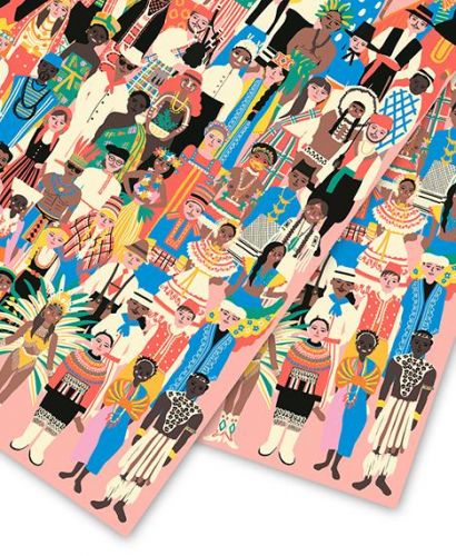 Emma Cooter Draws PEOPLE OF THE WORLD COLLAGE