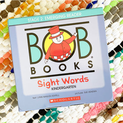 Bob Books - Sight Words Kindergarten Box Set Decodable Phonics Books, Ages 4 and Up, Kindergarten, Flashcards (Stage 2: Emerging Reader)