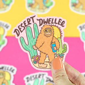 Bigfoot the Desert Dweller Vinyl Sticker | Turtle’s Soup