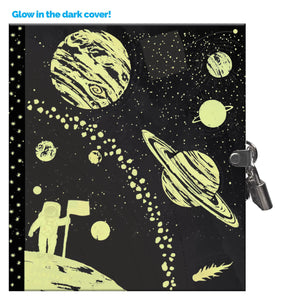 Space Adventure Glow in the Dark Journal | eeBoo