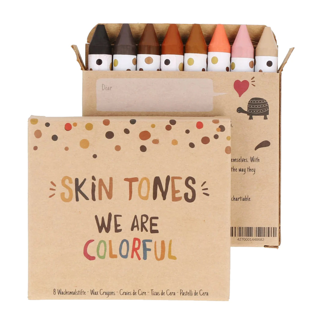 8 Skin Tones Crayons | Hautfarben