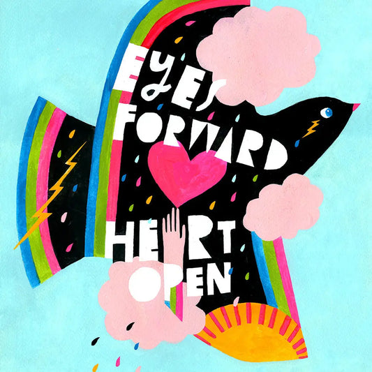 Eyes Forward Art Print | Lisa Congdon Art