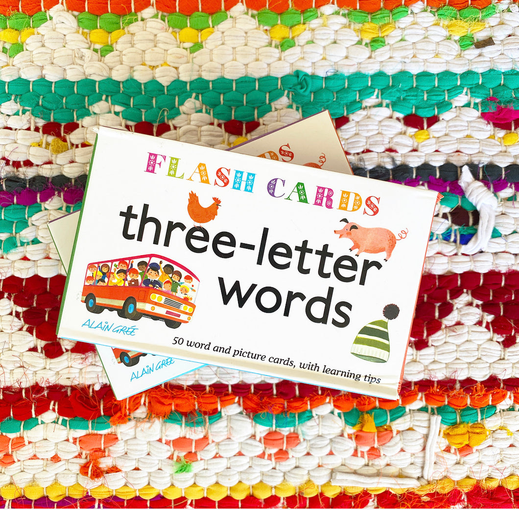 Three-Letter Words - Flash Cards | Alain Grée (Illustrator)