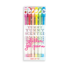 Yummy Yummy Scented Colored Glitter Gel Pens- set of 12 | OOLY