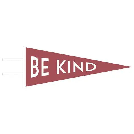 Be Kind Pennant (Screen Printed) | Gibbs Smith
