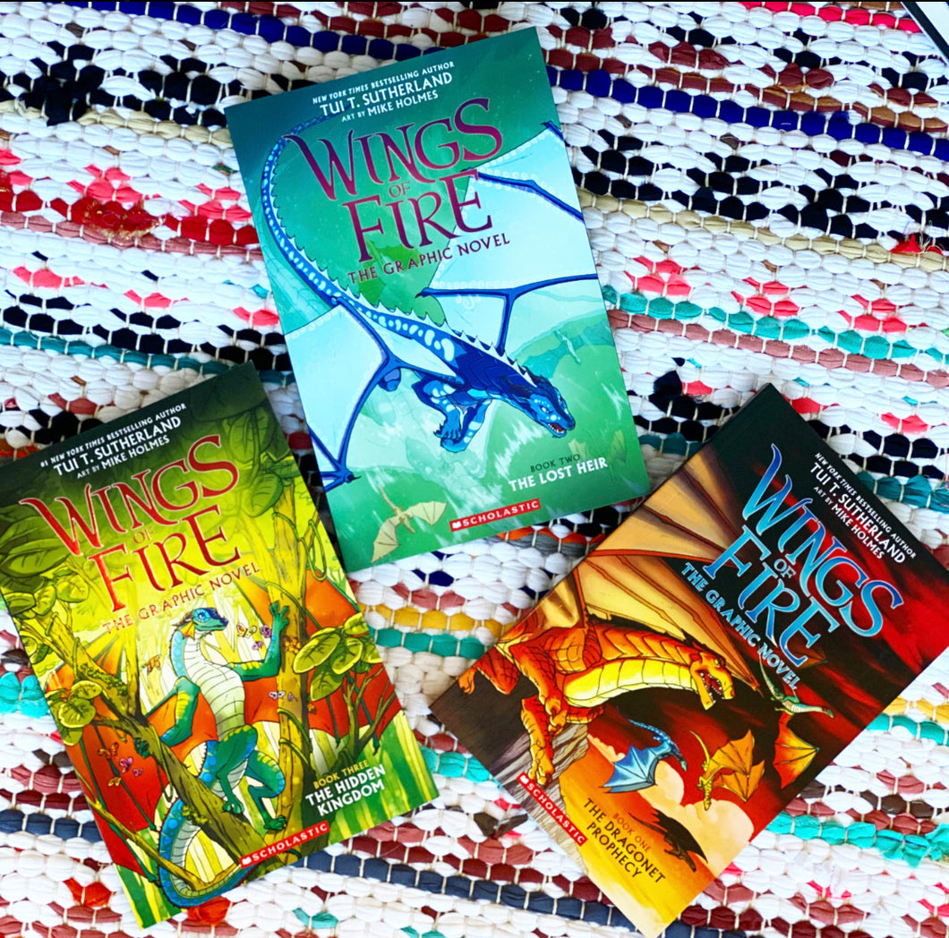 Wings of Fire Graphic Novel Bundle, Books 1- 3 (Wings of Fire Graphic Novels) | Tui T. Sutherland