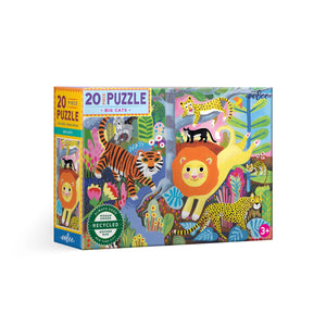 Big Cats 20 Piece Puzzle | eeBoo
