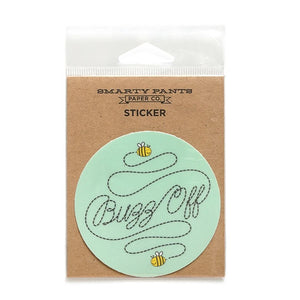 Buzz Off Sticker | Smarty Pants Paper Co.