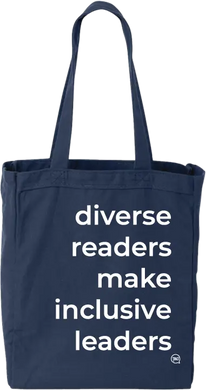 Diverse Readers Make Inclusive Leaders Navy Tote Bag | Truth & Gold