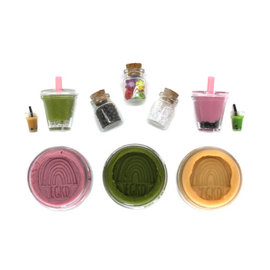 Bubble Tea Play Dough Kit | Earth Grown KidDoughs