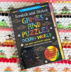 Scratch & Sketch Games & Puzzles: Ocean World (Trace Along) | Inc Peter Pauper Press