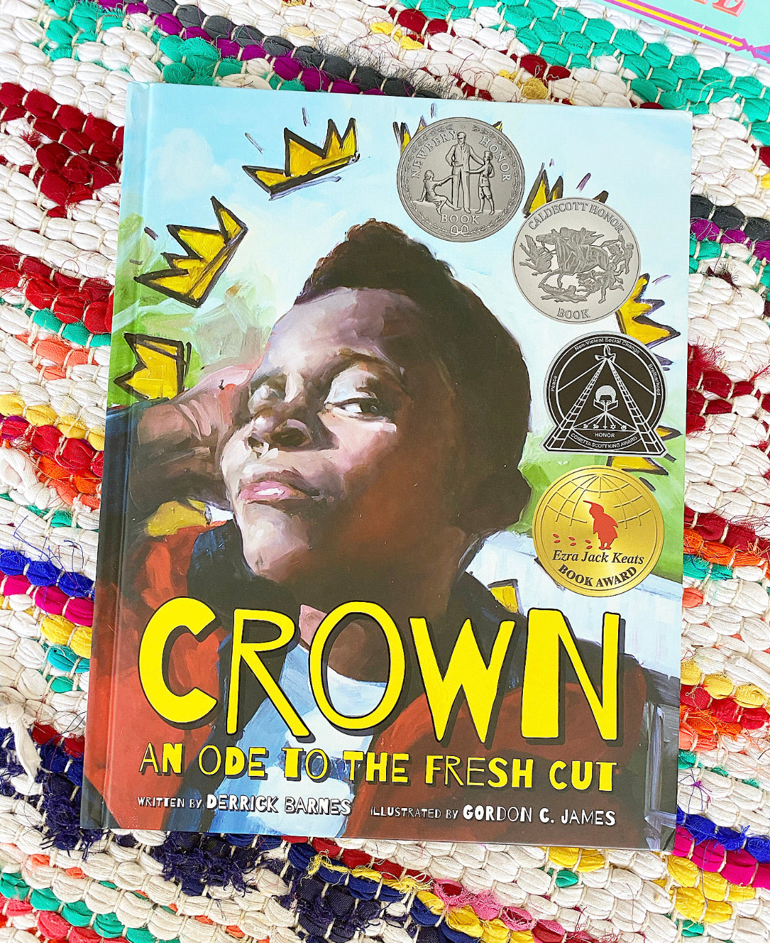 Crown: An Ode to the Fresh Cut | Derrick Barnes (Author) + Gordon C. James (Illustrator)