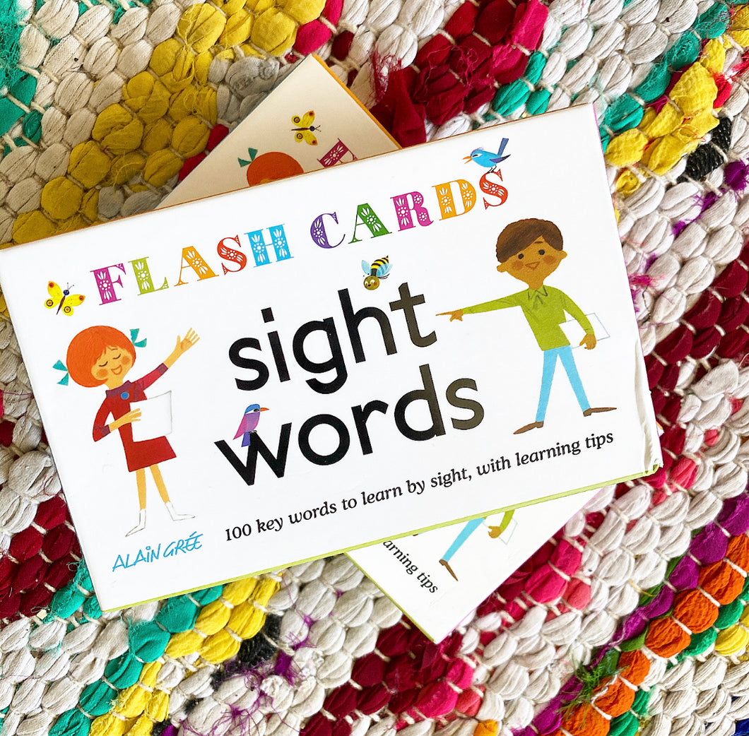 Sight Words - Flash Cards: 100 Key Words to Learn by Sight, with Learning Tips | Alain Grée (Illustrator)