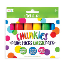 chunkies paint sticks - classic pack - set of 6 | OOLY