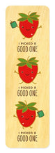 GOOD STRAWBERRY BOOKMARK | Night Owl Paper Goods