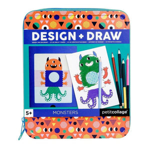 Monsters Design & Draw Set | Petit Collage