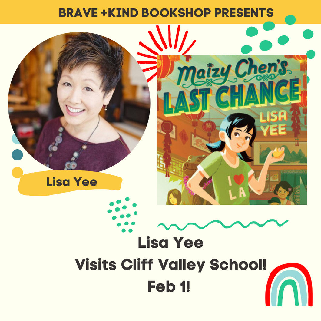 Lisa Yee Will Virtually Visit Cliff Valley Students on February 1st!